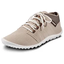 Leguano Beat Damen Barfußschuh beige 43