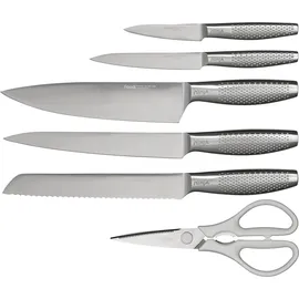 Ninja StaySharp Messerblock mit Schleifer Weiß/Edelstahl