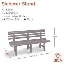 BICA Olimpia 53 x 77 x 100 cm Taupe