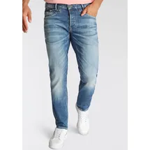 PME Legend Herren, Jeans aus Baumwoll-Mix Modell Commander 3.0 Fresh mid Blue blau - 32/30