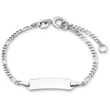 Amor Identarmband für Kinder, Unisex, 925 Sterling Silber Armbänder & Armreife Weiss