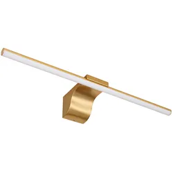 Spiegelleuchte Bad LED Wandleuchte Spiegellampe Badezimmer Wohnzimmer, Metall Acryl, 10W 680lm neutralweiß, LxBxH 61x15x8 cm