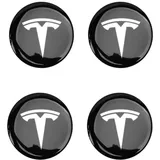 LyTTuu 4 Stück Auto Radnabenkappen für Tesla Model Y 19",Felgenkappen Nabendeckel Nabenabdeckung Wasserdicht Staubdicht Reifen Felgen Zubehör,A
