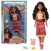 Mattel Disney Vaiana 2 Schwimmende Tautai Vaiana-Modepuppe (JFF09)