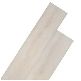 vidaXL Self-adhesive Pvc Flooring Planks Oak Classic White