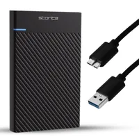 Storite Externe Festplatte mit 500 GB USB 3.0 – schlanke, tragbare und leichte HDD mit Plug-and-Play-Backup für Laptop, PC, Mac und Gaming