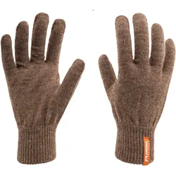 Alpaka Merino handschuhe herren damen Nahtlose perfekte Passform winter outdoor braun L