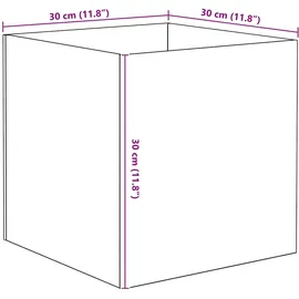 vidaXL Aquarium 30 l mit Speicher Transparent/Weiß