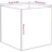 vidaXL Aquarium 30 l mit Speicher Transparent/Weiß