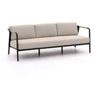 Beckhuis Living Apple Bee Elle Lounge 3-Sitzer Sofa Aluminium/Olefin