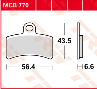 TRW Lucas Remblok MCB770