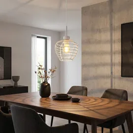 GLOBO LED Hängeleuchte 1-flg. 120 cm rund weiß