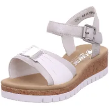 Rieker Damen Sandalen V4365-90 metallic Gr. 41 - 41 EU