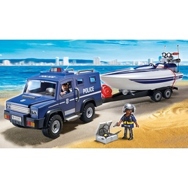 Playmobil City Action Polizei-Truck mit Speedboot 5187
