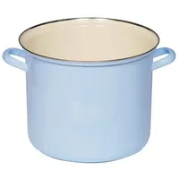 RIESS Kochtopf 24 cm blau mit Chromrand