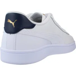 Puma Smash v2 L puma white-peacoat-puma team gold 45