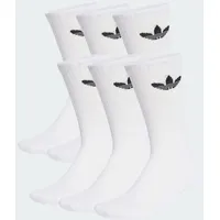 adidas Trefoil Cushion Crew Socken, 6 Paar - White - 40-42