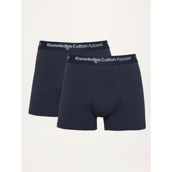 KnowledgeCotton Apparel Unterwäsche - dunkelblau (2er Pack) S