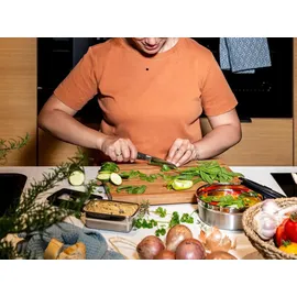 Rösle FLEXX 2GO Dose rund silberfarben 13,7 x 13,5 cm 0,8 l