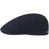 Stetson Reid Wool Flatcap Kaschmir Herren Made in EU Baumwollfutter Schirmlänge 5 cm Gatsby Cabrio Cap Herbst Winter blau XL (60-61 cm) - XL