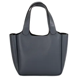 Cluty Henkeltasche Leder Blue