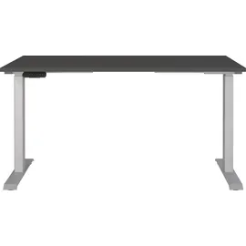 Germania Schreibtisch Jet grau / Silber