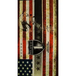 Modeka American Spirit Multifunktionstuch, weiss-rot für Männer