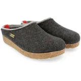 HAFLINGER Grizzly Kris Pantoffeln Grau 47