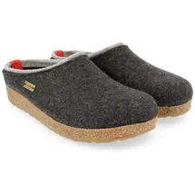 HAFLINGER Grizzly Kris Pantoffeln Grau 47