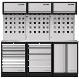 Kraftwerk Mobilio 3er Kombi Oberschrank Edelstahl