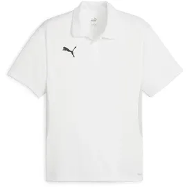 Puma teamGOAL Polo weiß S