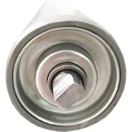 SCHMIDT systemprofile 10x Tragrolle 400mm Ø 42mm Stahl Rollenbahn Untergurtrolle Rolle für Förderband mit Gummiüberzug