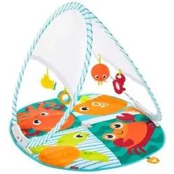 FISHER-PRICE FXC15 Faltbare Meeres-Spieldecke, Babydecke, Spielmatte, Krabbeldecke