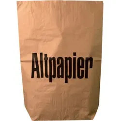 Papiersack mit Druck "Altpapier" 70 x 95 cm
