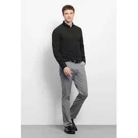 Olymp Rundhalspullover Grau L