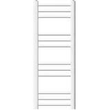 luxebath Badheizkörper 300 x 800 mm Weiß Gerade Heizkörper mit Seitenanschluss