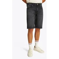Tommy Jeans Slim Jeansshorts aus Baumwoll-Elasthan-Mix, Black, 33
