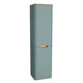 Vitra Sento Hochschrank 65909 40x35x157,5cm, mit Wäschekorb, Türanschlag rechts, fjordgrün matt, Dekor