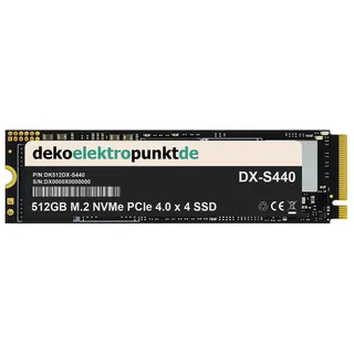 512GB M.2 NVMe Gen4 SSD Festplatte passend für HP Envy x360 2-in-1 14-fc0179ng