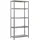 Proregal Lagerregal Metall 180x90x50cm grau 5 Fachböden