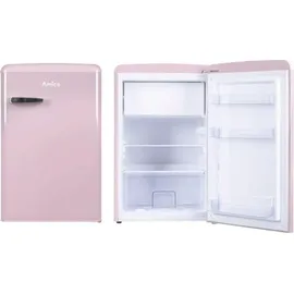 Amica KS 15616 P Retro-Kühlschrank (108 l, 860 mm hoch, Pink)