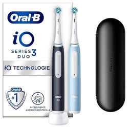 Oral-B Elektrische Zahnbürste iO Series 3N – Elektrische Zahnbürste – matte black/ice blue blau