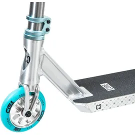 Fantic26 CORE CG1 Stunt-Scooter Park H=81cm Silber Gebürstet / Türkis
