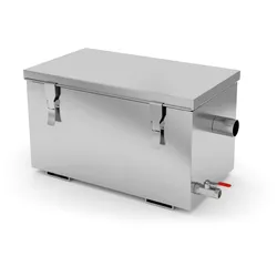 Chefgastro Professioneller Fettabscheider Edelstahl | AISI 304 Qualität | 60 Liter | HxBxT 39,8x72,8x41,6cm