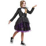 Disguise Jack Skellington Kostüm für Mädchen, offizielles Disney Nightmare Before Christmas Kostüm, Kinder und Tween Size Dress Up Tutu, Größe S (4-6x)