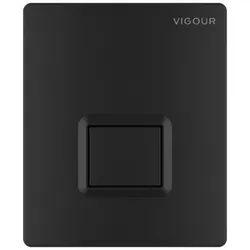 VIGOUR TEES Urinal-Betätigungsplatte, schwarz matt