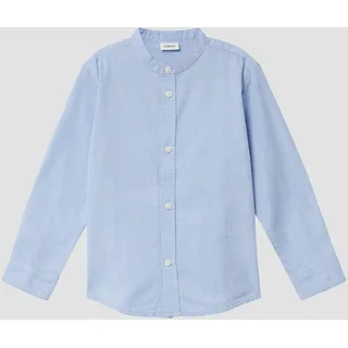 s.Oliver Chambray-Hemd mit Stehkragen im Slim Fit - 140