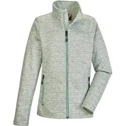 KILLTEC Kinder Unterjacke KOS 201 GRLS KNTFLC JCKT, hell stahlmint, 128