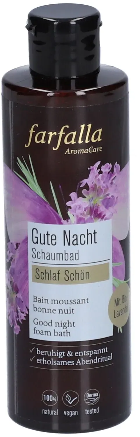 farfalla Schaumbad Gute Nacht