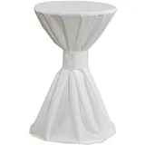 MFG Freizeitmöbel Stehtischhusse weiß Ø 70,0 cm, 1 St.